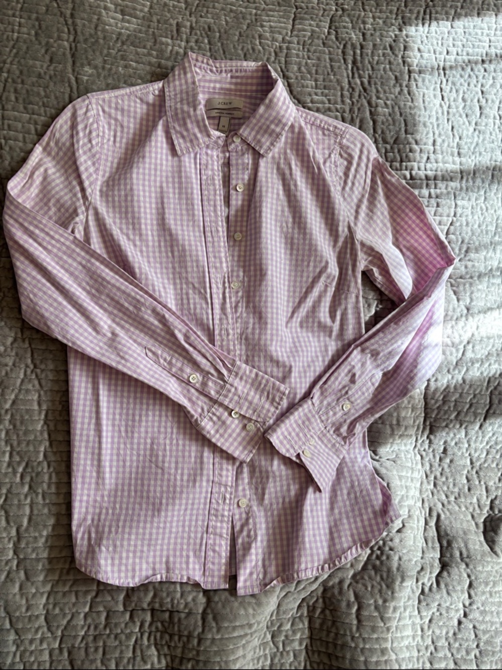 J Crew Gingham Button Down